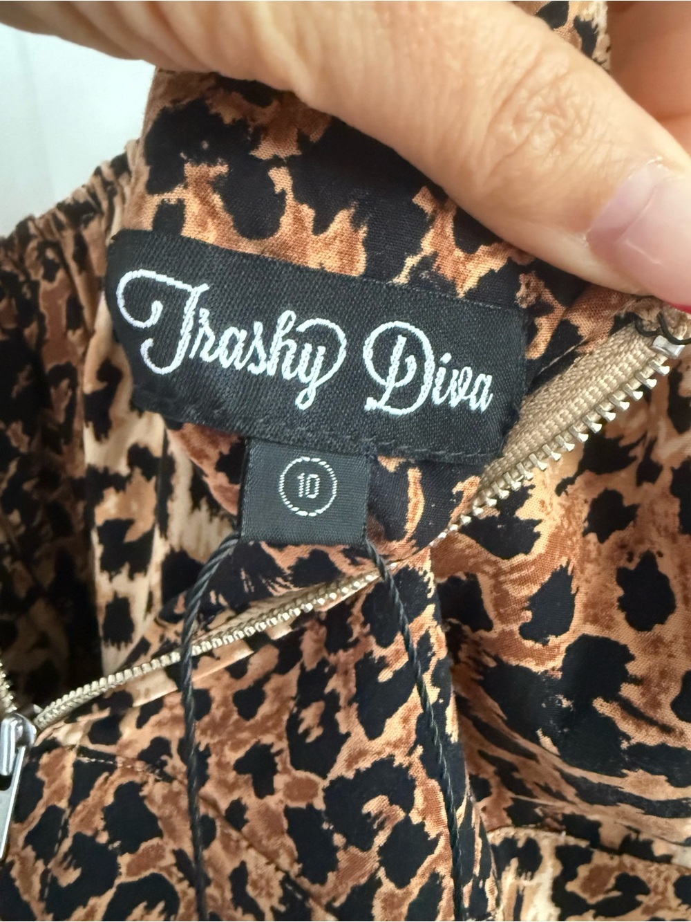 Trashy Diva Leopard Norma Jean Sleeveless Fit-and-Flare Dress - Picture 10 of 10